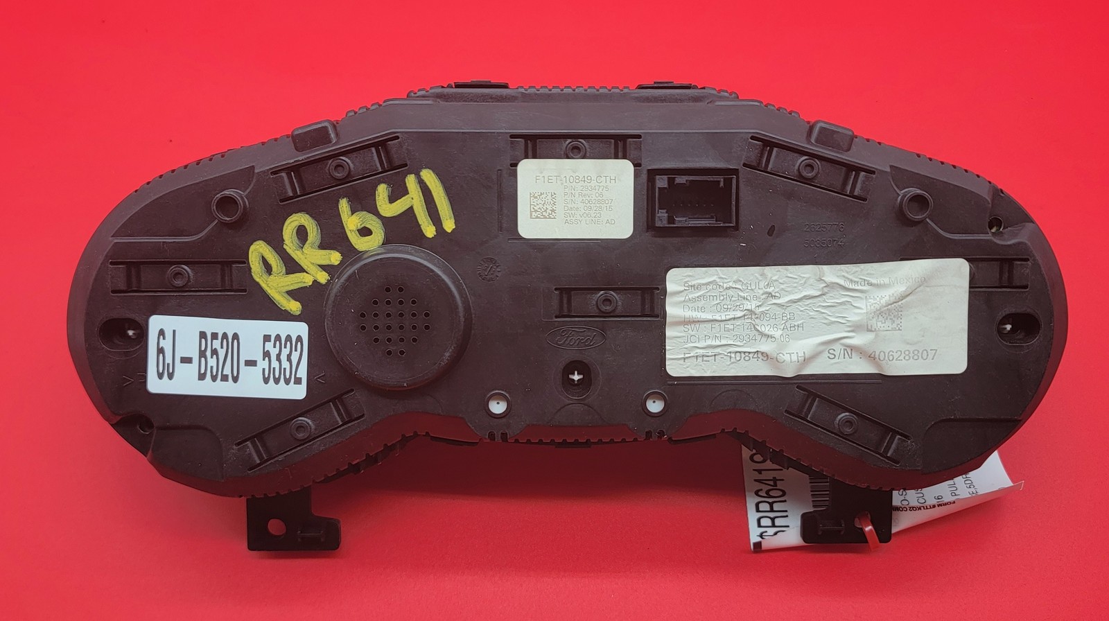 2016 FORD FOCUS USED INSTRUMENT CLUSTER P#F1ET-10849-CTH