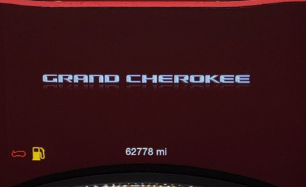 2017 JEEP GRAND CHEROKEE USED INSTRUMENT CLUSTER P#68302223AC