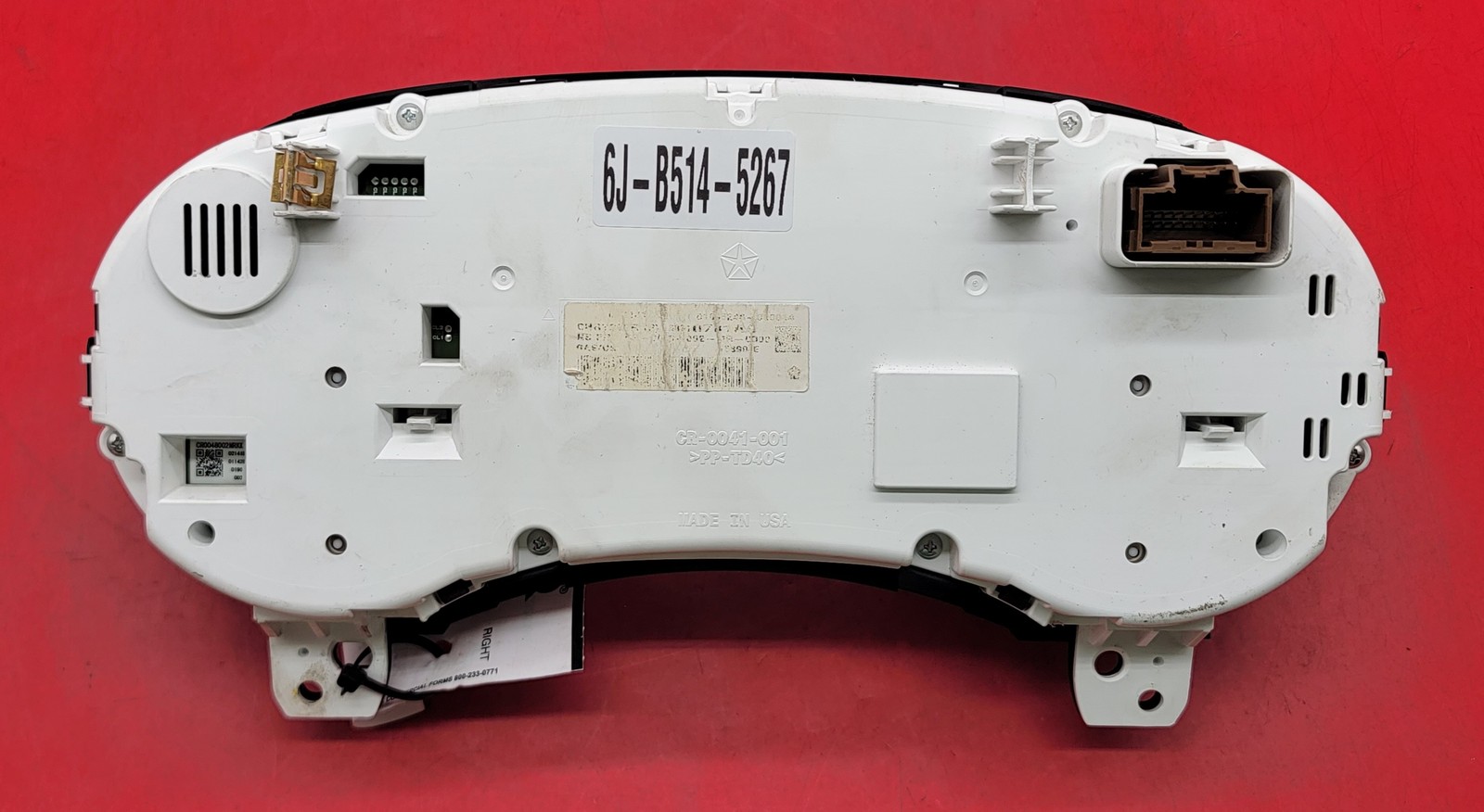 2018 DODGE JOURNEY USED INSTRUMENT CLUSTER P#68310781AA