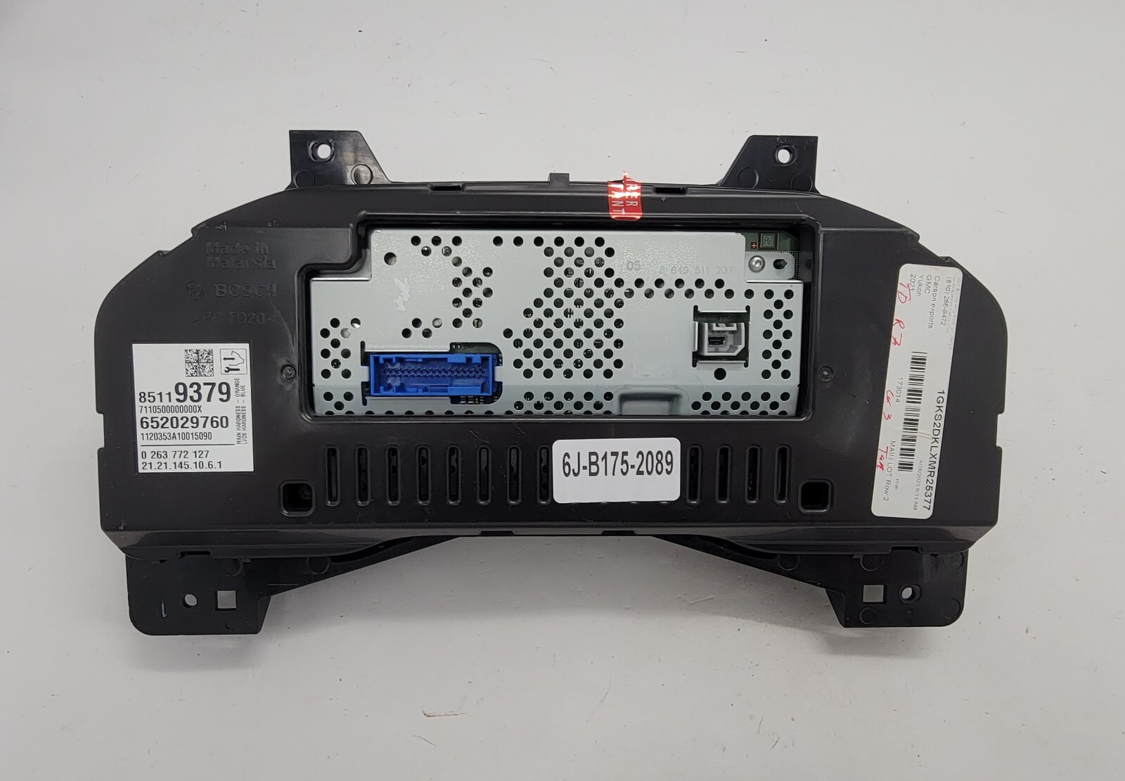 2021 GMC YUKON USED INSTRUMENT CLUSTER P#85119379
