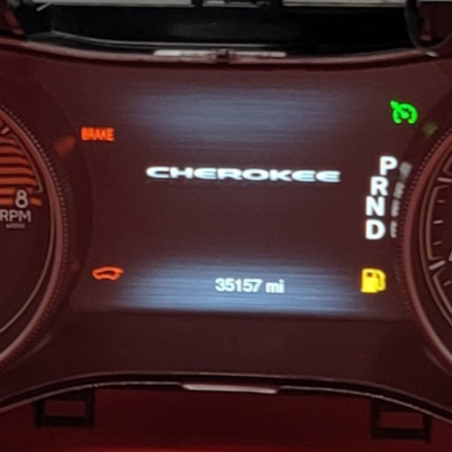 2017 JEEP CHEROKEE USED INSTRUMENT CLUSTER P#P68309043AD