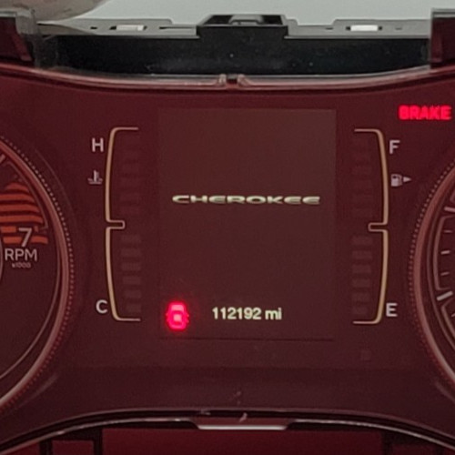 2017 JEEP CHEROKEE USED INSTRUMENT CLUSTER P#P68309005AD