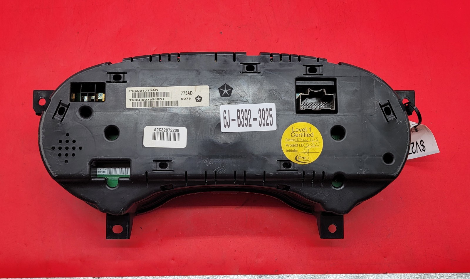2013 DODGE CHARGER USED INSTRUMENT CLUSTER P#P05091773AD