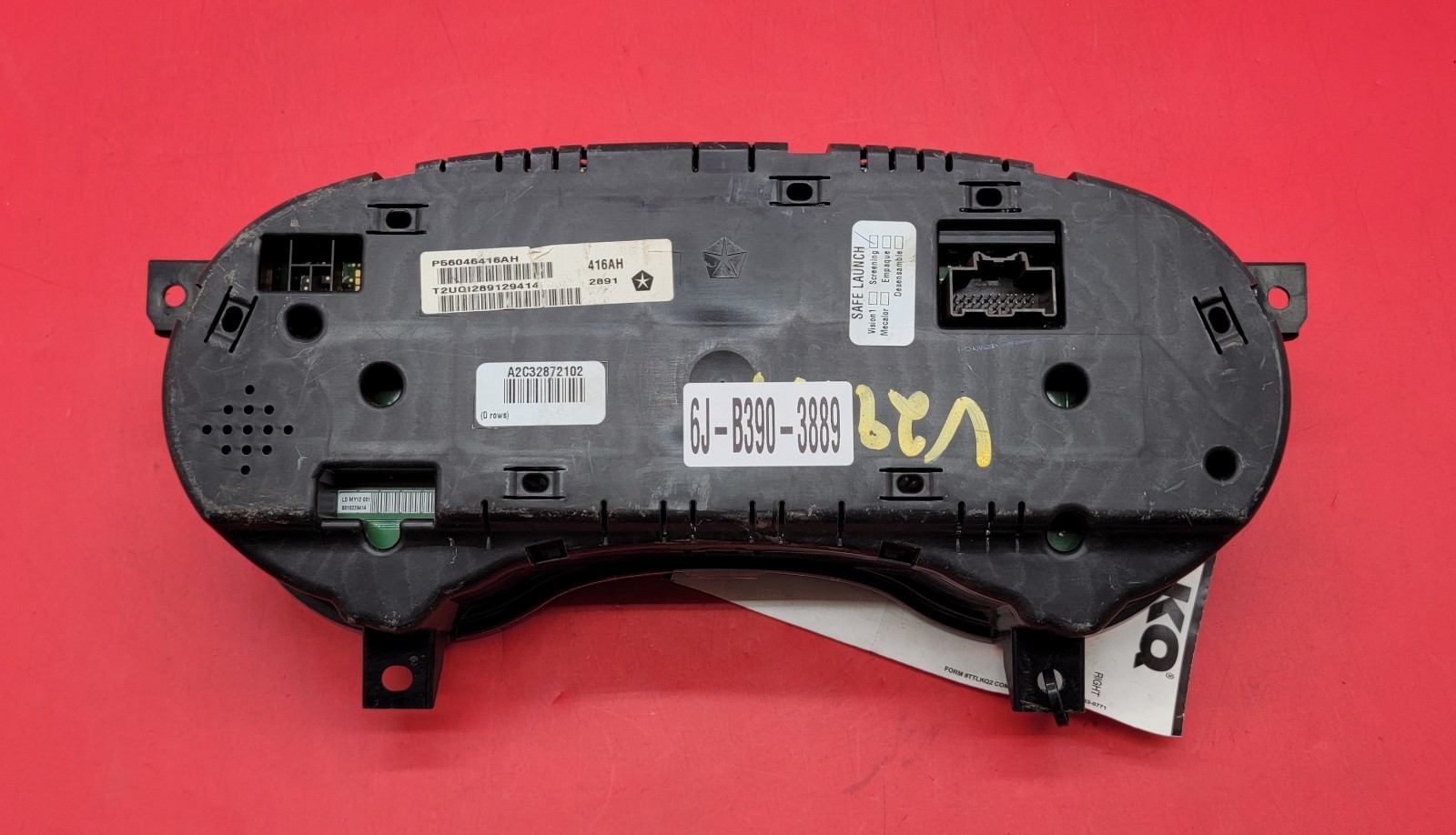 2012 DODGE CHARGER USED INSTRUMENT CLUSTER P#P56046416AH