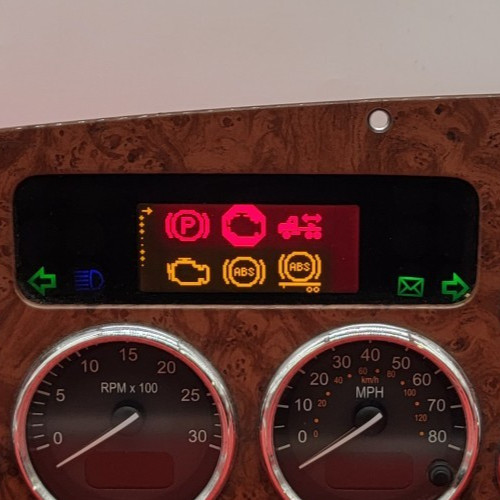 2010-2011 PETERBILT PACCAR USED INSTRUMENT CLUSTER P#Q43-6033-301001