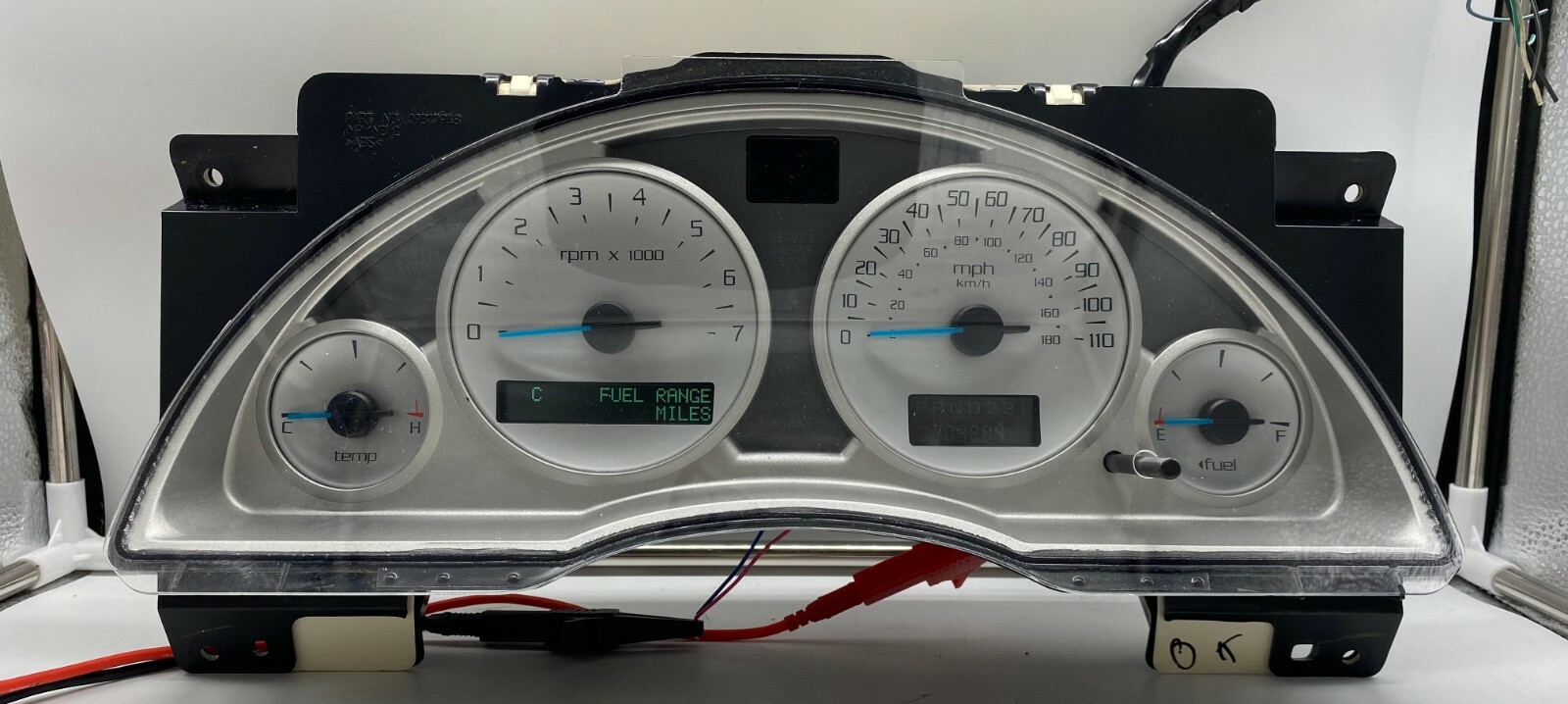 2002 BUICK RENDEZVOUS USED DASHBOARD INSTRUMENT CLUSTER FOR SALE (MPH)