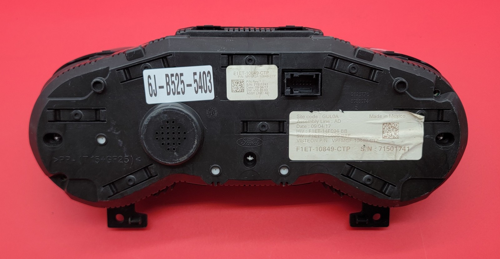 2018 FORD FOCUS USED INSTRUMENT CLUSTER P#F1ET-10849-CTP