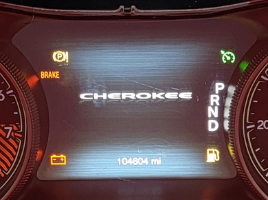 2015 JEEP CHEROKEE USED INSTRUMENT CLUSTER P#P68241330AC