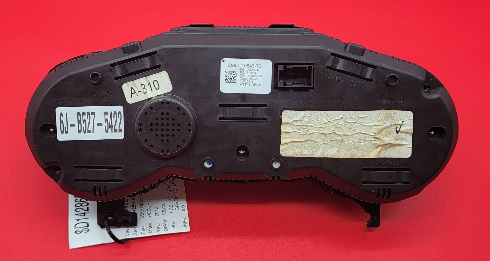 2012 FORD FOCUS USED INSTRUMENT CLUSTER P#CM5T-10849-TS