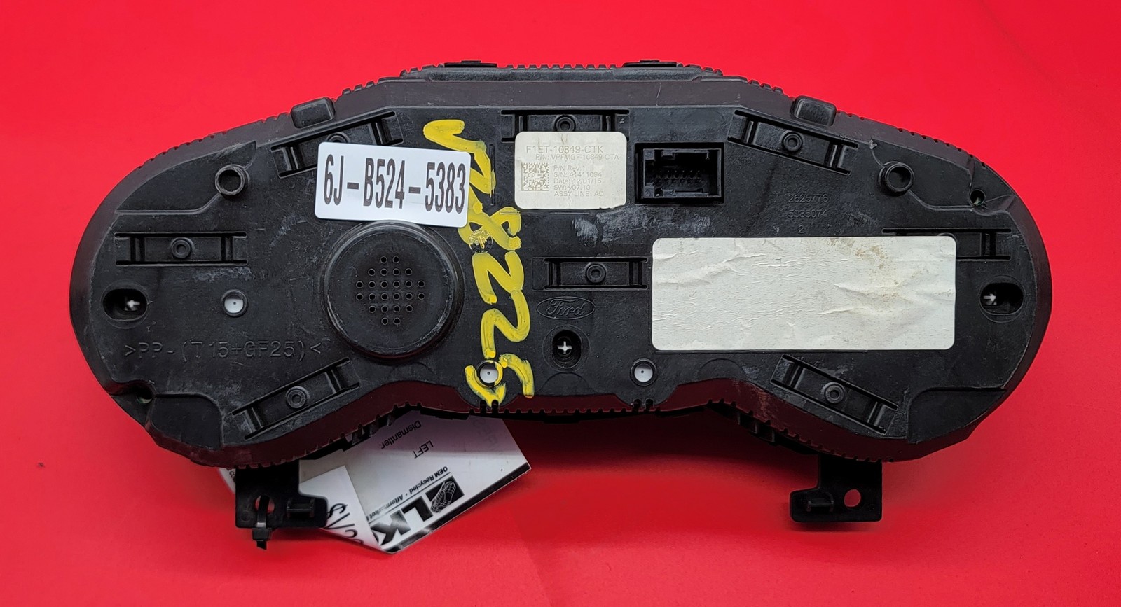 2016 FORD FOCUS USED INSTRUMENT CLUSTER P#F1ET-10849-CTK