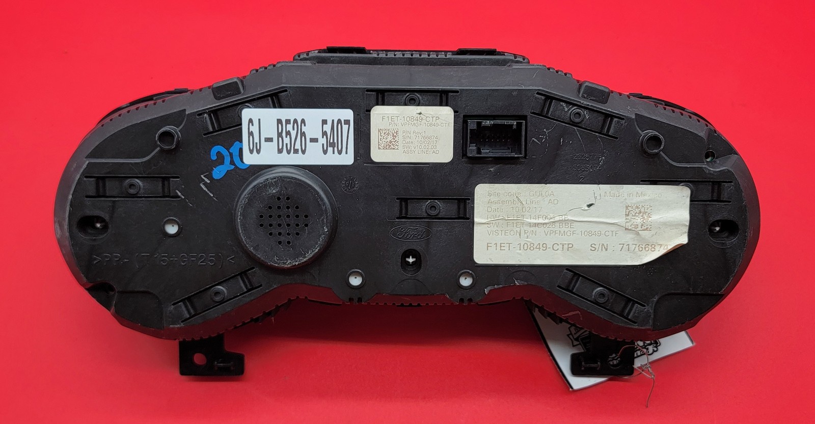 2018 FORD FOCUS USED INSTRUMENT CLUSTER P#F1ET-10849-CTP