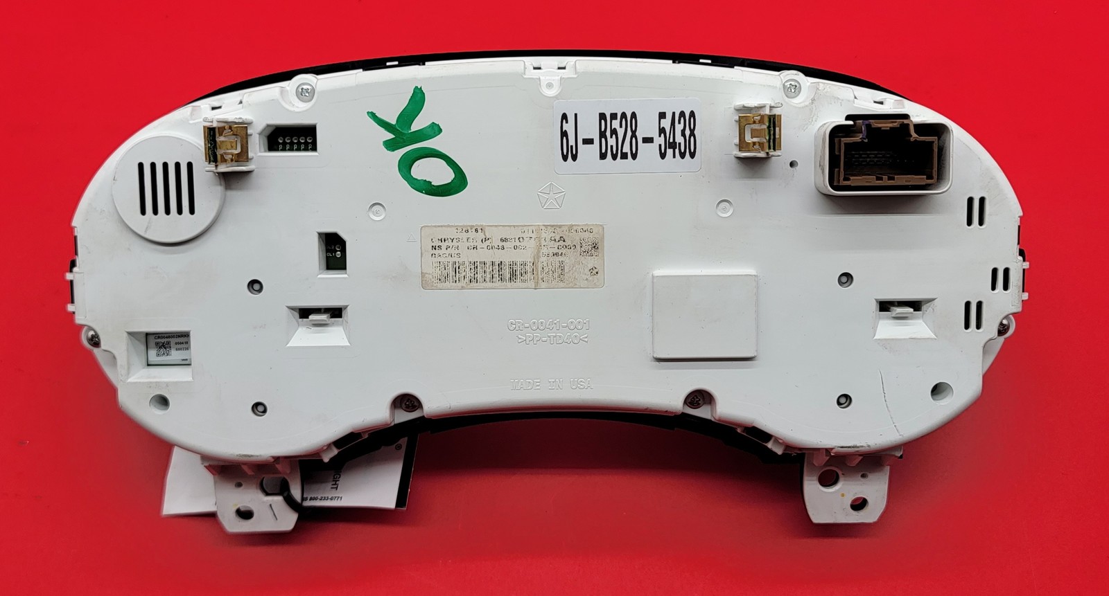 2018 DODGE JOURNEY USED INSTRUMENT CLUSTER P#68310781AA