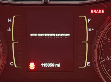 2017 JEEP CHEROKEE USED INSTRUMENT CLUSTER P#P68309005AC