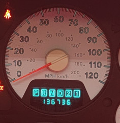 2007 DODGE RAM 2500 USED INSTRUMENT CLUSTER P#P05172047AE