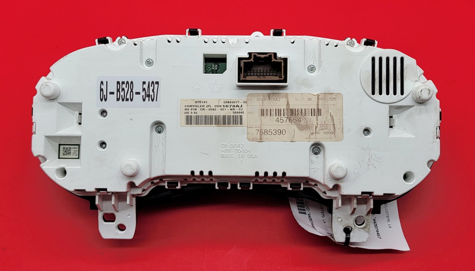 2014 JEEP GRAND CHEROKEE USED INSTRUMENT CLUSTER P#05091678AJ