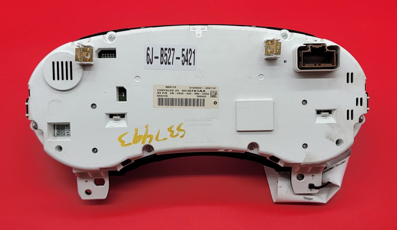 2017 DODGE JOURNEY USED INSTRUMENT CLUSTER P#68310781AA