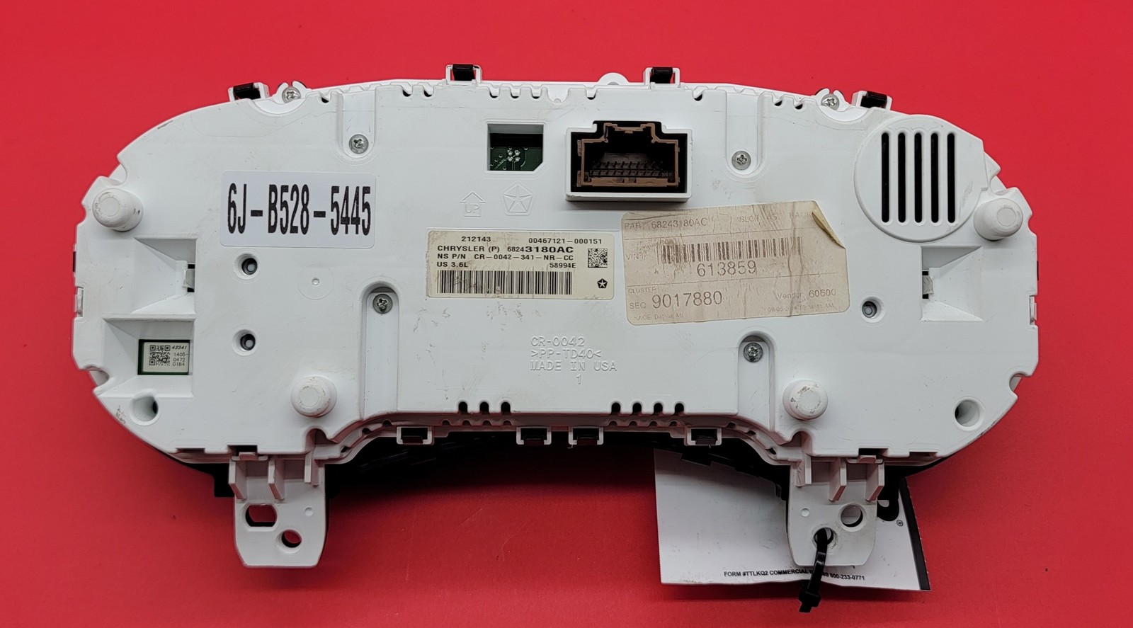 2015 JEEP GRAND CHEROKEE USED INSTRUMENT CLUSTER P#68243180AC