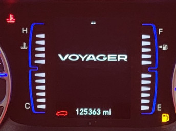 2021 CHRYSLER VOYAGER USED INSTRUMENT CLUSTER P#68436253AE